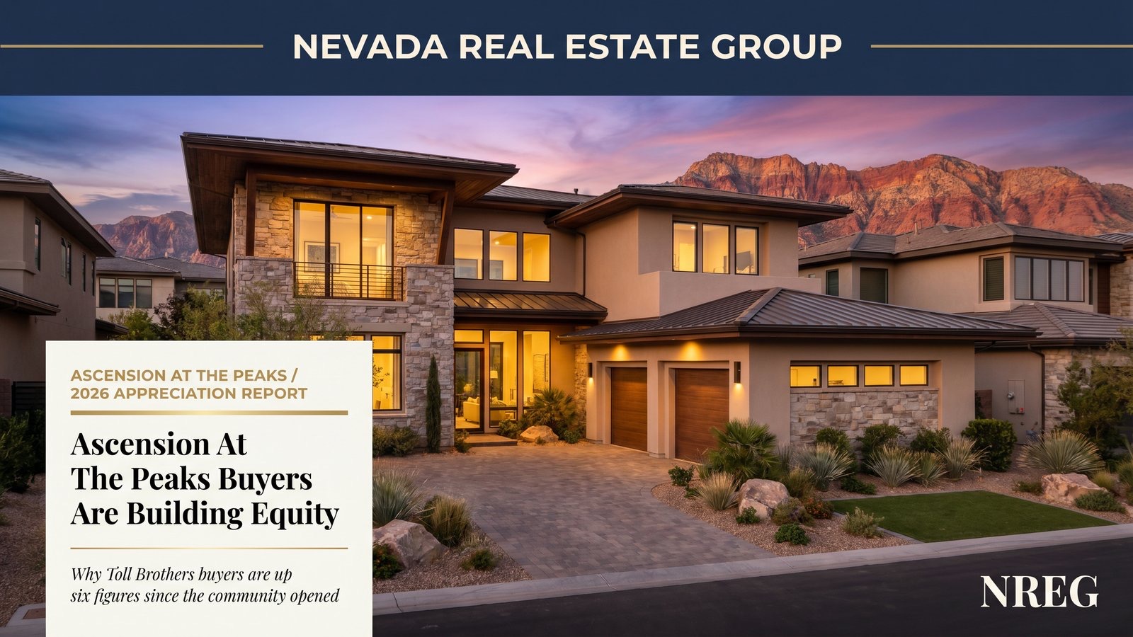 Established Henderson Nevada neighborhood with mature landscaping and well-kept homes