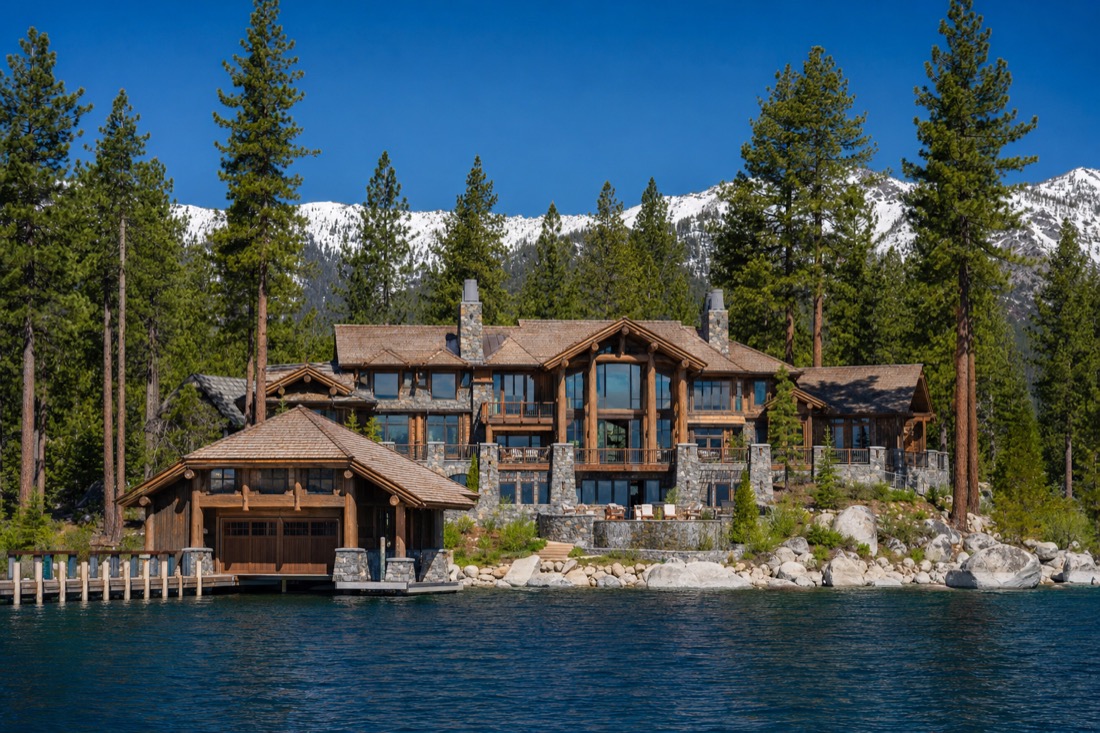 Classic Lake Tahoe cabin among the Sierra pines on the Nevada shore, 2026 market